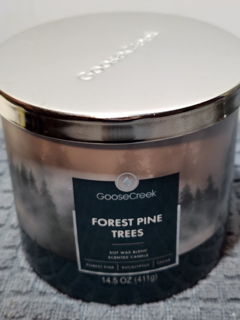 Goose Creek 3 Wick Candle Forest Pine Trees 14.5 OZ Soy Wax